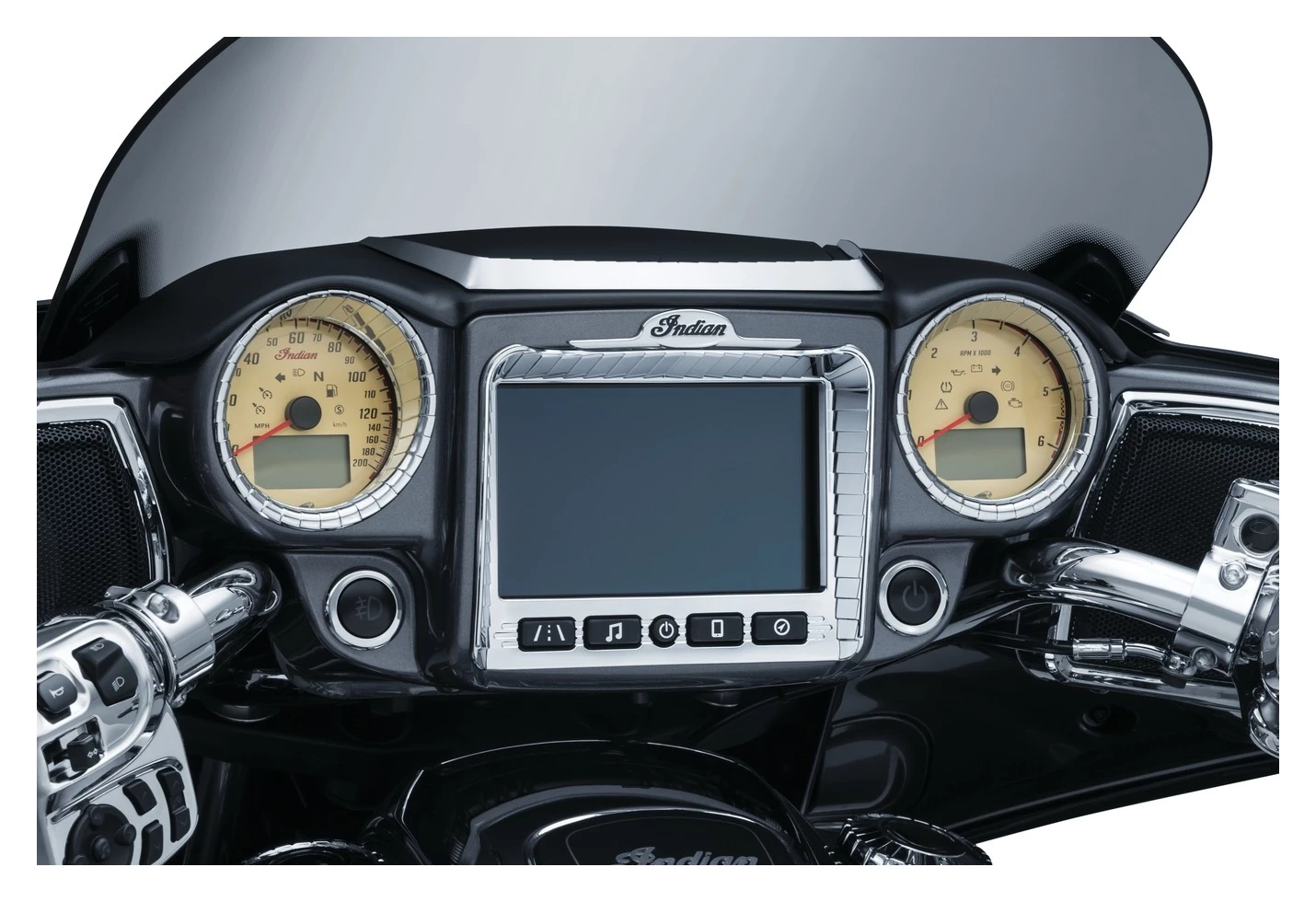 Promo ๐ฏ Kuryakyn Aztec Gauge Cluster Accents For Indian 2017-2022 ๐ 8 Promo ๐ฏ Kuryakyn Aztec Gauge Cluster Accents For Indian 2017-2022 ๐ - Image 6