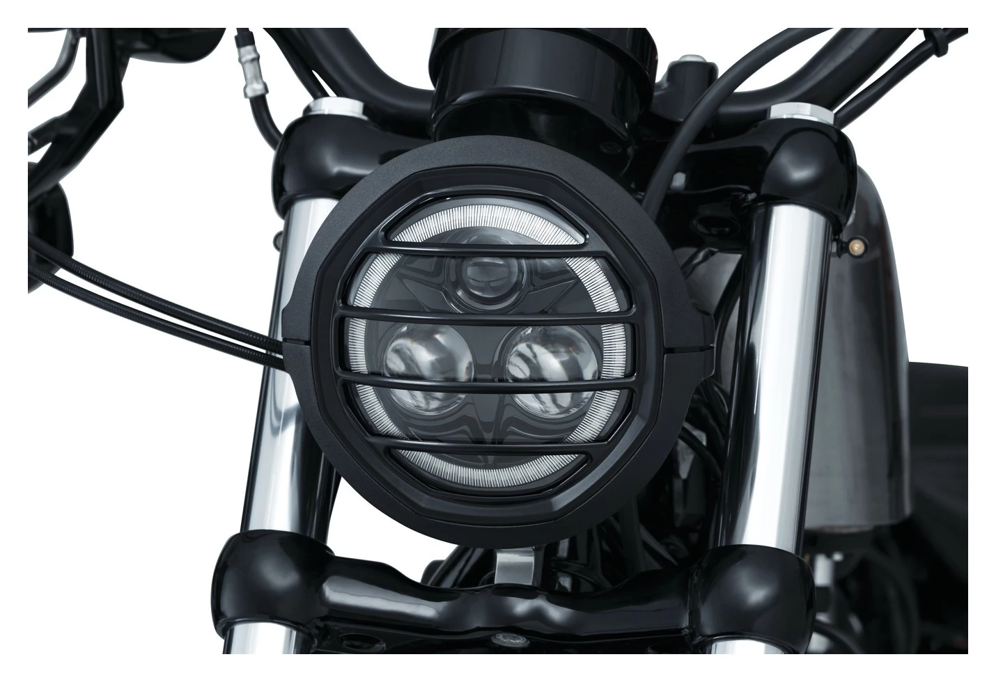 Hot Sale 🥰 Kuryakyn Dillinger 5.75" Headlight Trim Ring For Harley 1994-2018 💯 4 Hot Sale 🥰 Kuryakyn Dillinger 5.75" Headlight Trim Ring For Harley 1994-2018 💯 - Image 2
