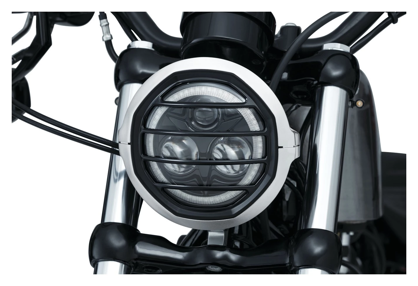 Hot Sale 🥰 Kuryakyn Dillinger 5.75" Headlight Trim Ring For Harley 1994-2018 💯 6 Hot Sale 🥰 Kuryakyn Dillinger 5.75" Headlight Trim Ring For Harley 1994-2018 💯 - Image 4