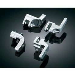 Flash Sale ❤️ Kuryakyn Driver Floorboard Relocation Brackets For Harley 🥰