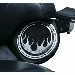 Promo 🎁 Kuryakyn Flame Front Speaker Grills For Harley Touring ✨ -Kuryakyn Sales Store kuryakyn flame front speaker grills for harley touring20142018 3