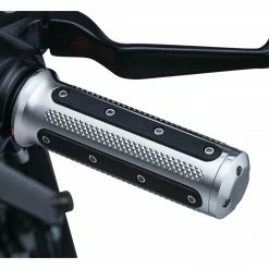 Brand new 💯 Kuryakyn Heavy Industry Grips For Harley ⭐ -Kuryakyn Sales Store kuryakyn heavy industry grips for harley dual cable throttle chrome 3