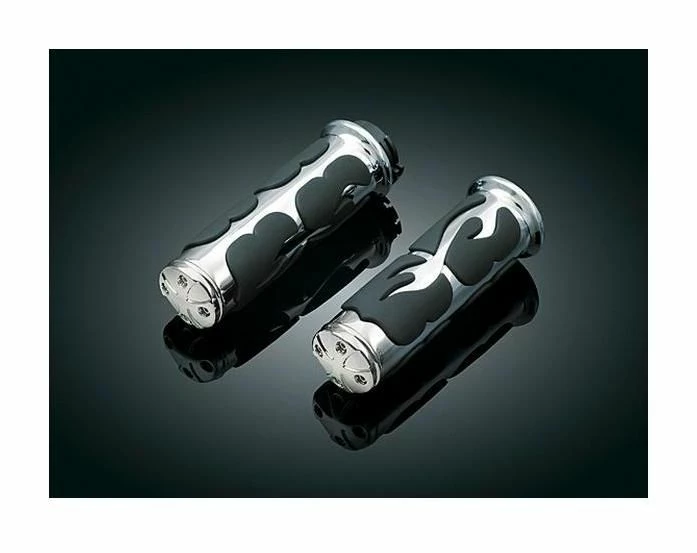 Budget 💯 Kuryakyn ISO Flame Grips For Harley 💯