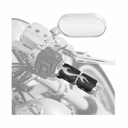 Budget 💯 Kuryakyn ISO Flame Grips For Harley 💯 - Image 2