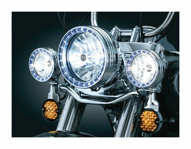 Flash Sale ๐ฏ Kuryakyn LED Halo 7" Headlight Trim Ring For Harley โจ 4 Flash Sale ๐ฏ Kuryakyn LED Halo 7" Headlight Trim Ring For Harley โจ - Image 2