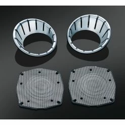 Hot Sale ✔️ Kuryakyn LED Speaker Bezels For Touring / Trike 1996-2013 🌟
