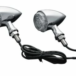 Wholesale 🎉 Kuryakyn LED Torpedo Turn Signal Indicator Lights ❤️ -Kuryakyn Sales Store kuryakyn led torpedo turn signal indicator lights chrome 1