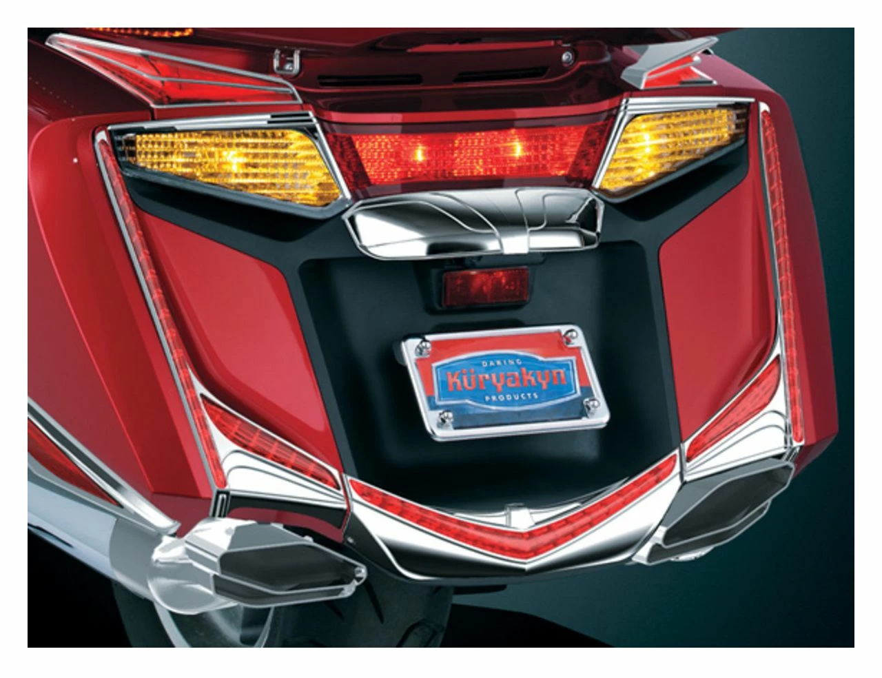 Best Sale ⌛ Kuryakyn LED Vertical Rear Light Strips For Honda GoldWing 2012-2015 🔥 - Image 4