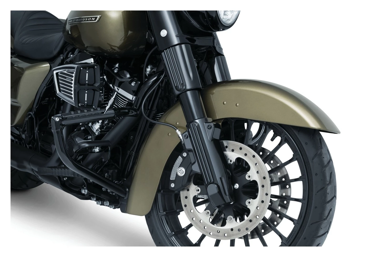 Budget 😍 Kuryakyn Lower Fork Covers For Harley Touring 2014-2022 🔥 4 Budget 😍 Kuryakyn Lower Fork Covers For Harley Touring 2014-2022 🔥 - Image 2