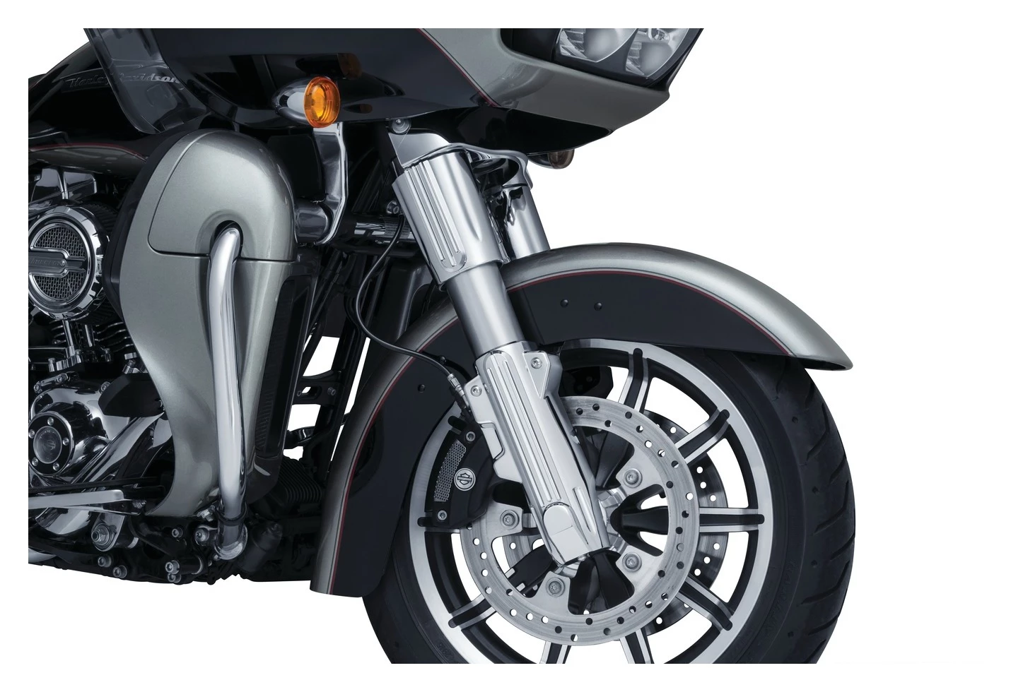 Budget 😍 Kuryakyn Lower Fork Covers For Harley Touring 2014-2022 🔥 6 Budget 😍 Kuryakyn Lower Fork Covers For Harley Touring 2014-2022 🔥 - Image 4