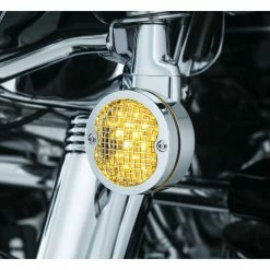 Flash Sale ✨ Kuryakyn Mesh Flat Turn Signal Bezels For Harley 🔥 -Kuryakyn Sales Store kuryakyn mesh flat turn signal bezels for harley 7