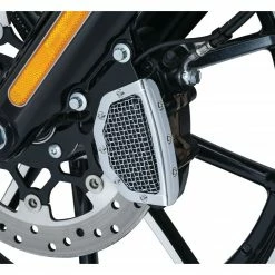 Best deal 🌟 Kuryakyn Mesh Front Caliper Cover For Harley 👏 -Kuryakyn Sales Store kuryakyn mesh front caliper cover for harley softail20152017 5