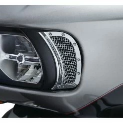 Hot Sale 🛒 Kuryakyn Mesh Headlight Vent Accents For Harley Road Glide 2015-2022 ✨ 7 Hot Sale 🛒 Kuryakyn Mesh Headlight Vent Accents For Harley Road Glide 2015-2022 ✨ -Kuryakyn Sales Store kuryakyn mesh headlight vent accents for harley road glide20152017 5