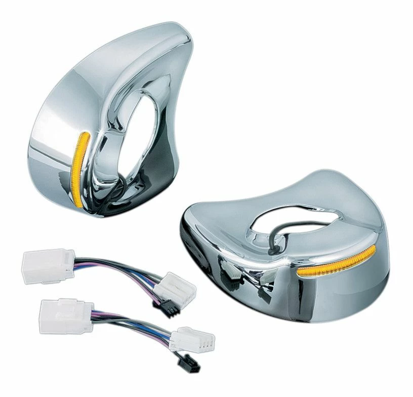 Top 10 🎁 Kuryakyn Mirror Light Caps For Harley Touring 1998-2013 ❤️ 4 Top 10 🎁 Kuryakyn Mirror Light Caps For Harley Touring 1998-2013 ❤️ - Image 2