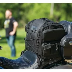 Buy 🌟 Kuryakyn Momentum Road Warrior Rear Seat Bag ✨ -Kuryakyn Sales Store kuryakyn momentum road warrior sissy bar bag 13