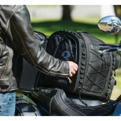 Buy 🌟 Kuryakyn Momentum Road Warrior Rear Seat Bag ✨ -Kuryakyn Sales Store kuryakyn momentum road warrior sissy bar bag 14