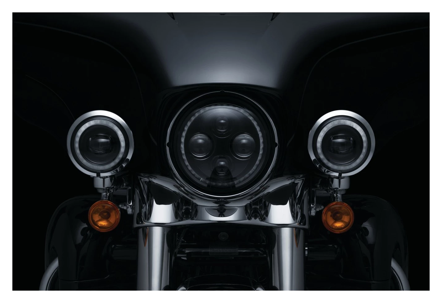 Deals ❤️ Kuryakyn Orbit Vision 4.5" LED Halo Passing Lamps For Harley ✔️ - Image 4