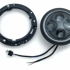 Cheap 🤩 Kuryakyn Orbit Vision 7" LED Halo Headlight For Harley 1991-2022 💯 -Kuryakyn Sales Store kuryakyn orbit vision7 led halo headlight for harley19942017 9