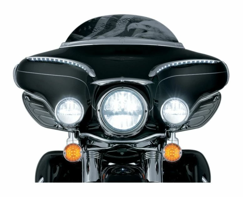 Budget ✨ Kuryakyn Phase 7 LED 4.5" Passing Lamps For Harley ❤️ 4 Budget ✨ Kuryakyn Phase 7 LED 4.5" Passing Lamps For Harley ❤️ - Image 2