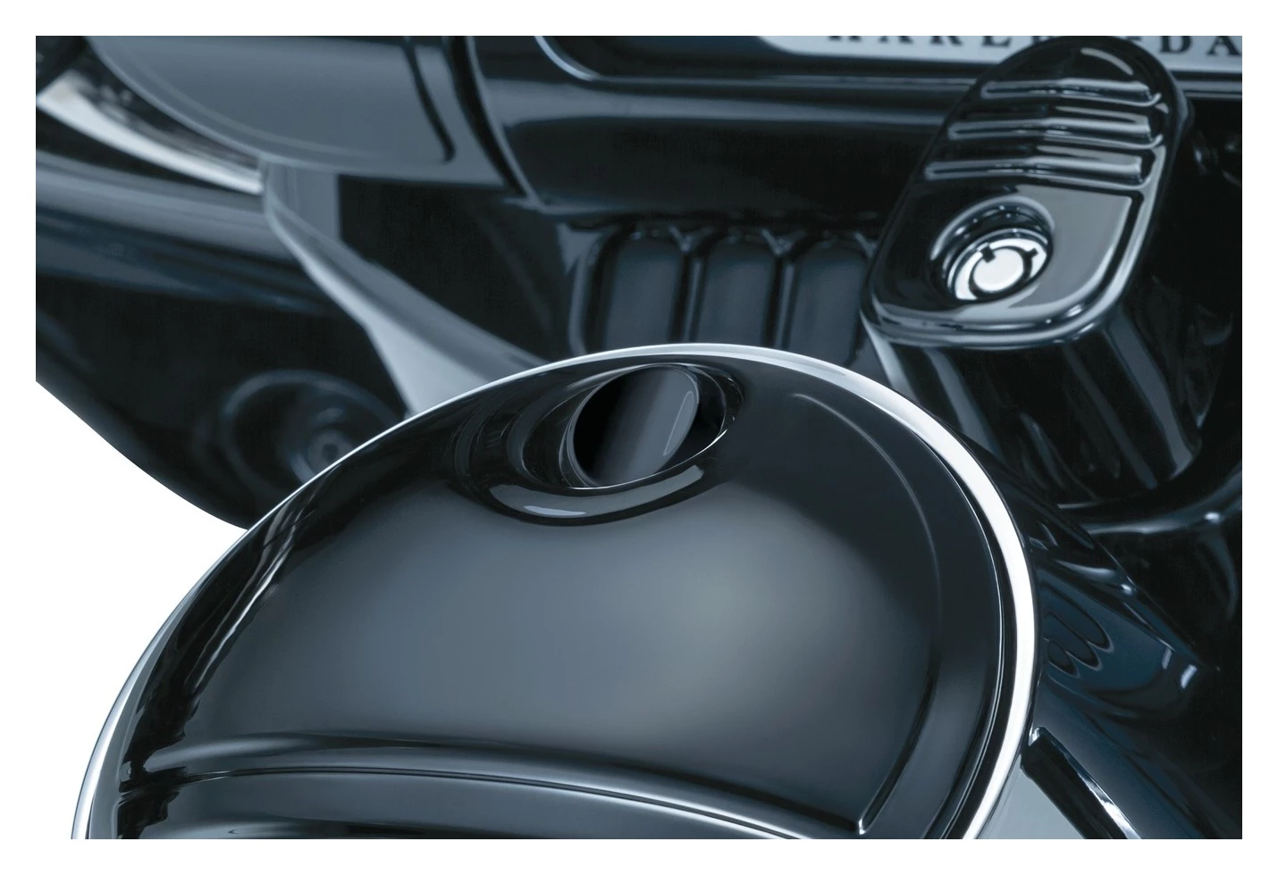 Hot Sale 🔥 Kuryakyn Push Button Fuel Door Latch For Harley Touring 1992-2022 🥰 - Image 2