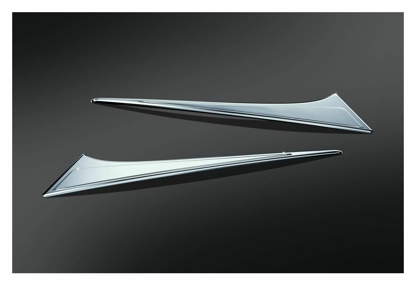 Promo 👍 Kuryakyn Saddlebag Harpoon Accents For Honda GoldWing 2012-2015 😀 3 Promo 👍 Kuryakyn Saddlebag Harpoon Accents For Honda GoldWing 2012-2015 😀