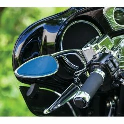 Deals 🤩 Kuryakyn Teardrop Mirrors For Harley / Victory / Indian 💯 -Kuryakyn Sales Store kuryakyn teardrop mirrors for harley chrome 3