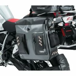 Budget 👍 Kuryakyn Torke 48 Liter Dry Saddlebags ✔️ -Kuryakyn Sales Store kuryakyn torke24 liter panniers black grey 11