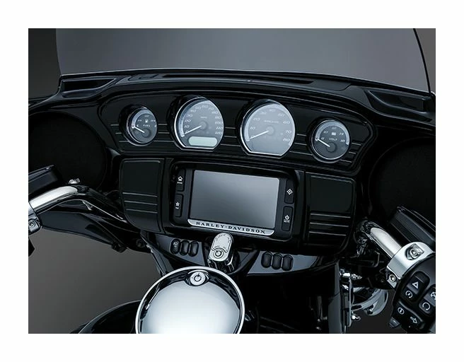 Buy 😉 Kuryakyn Tri-Line Stereo Trim Deluxe For Harley Touring / Trike 2014-2022 👏 - Image 2