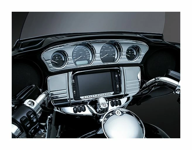 Buy 😉 Kuryakyn Tri-Line Stereo Trim Deluxe For Harley Touring / Trike 2014-2022 👏 - Image 4